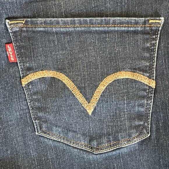 Levi's 512 Women’s Dark Wash 12M Perfectly Slimming Straight Leg Jean (32x30.5) - Picture 8 of 15